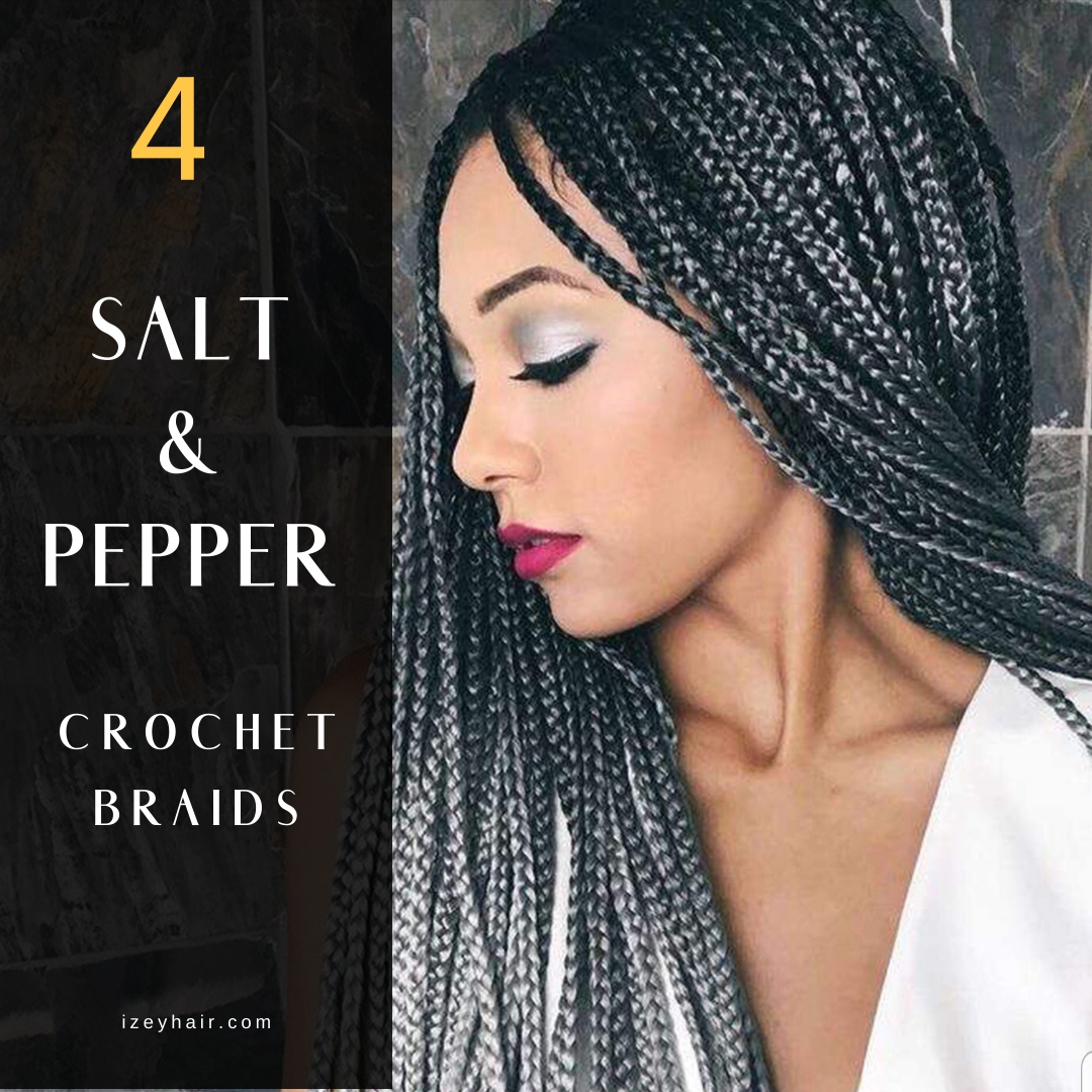 4 Salt and Pepper Braids with Good Reviews