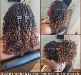 2 30 Ombre Senegalese Twists - Curly Ends