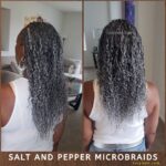 Salt and Pepper Braids Microbraids