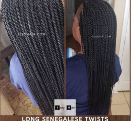 Long Straight Senegalese Twists