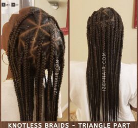 Knotless Braids - Triangle Parts