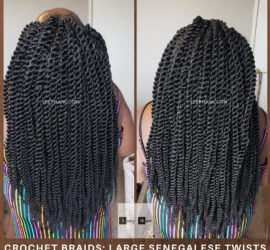 Crochet Braids - Large Senegalese Twists