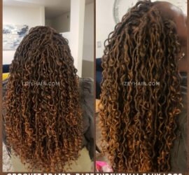 Part Individual Crochet Braids : Ombre Faux Locs