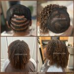 Crochet Braids with Ombre Curly Hair