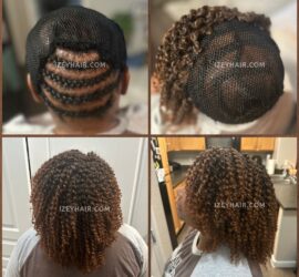 Crochet Braids with Ombre Curly Hair