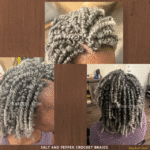 Salt and pepper, crochet braids