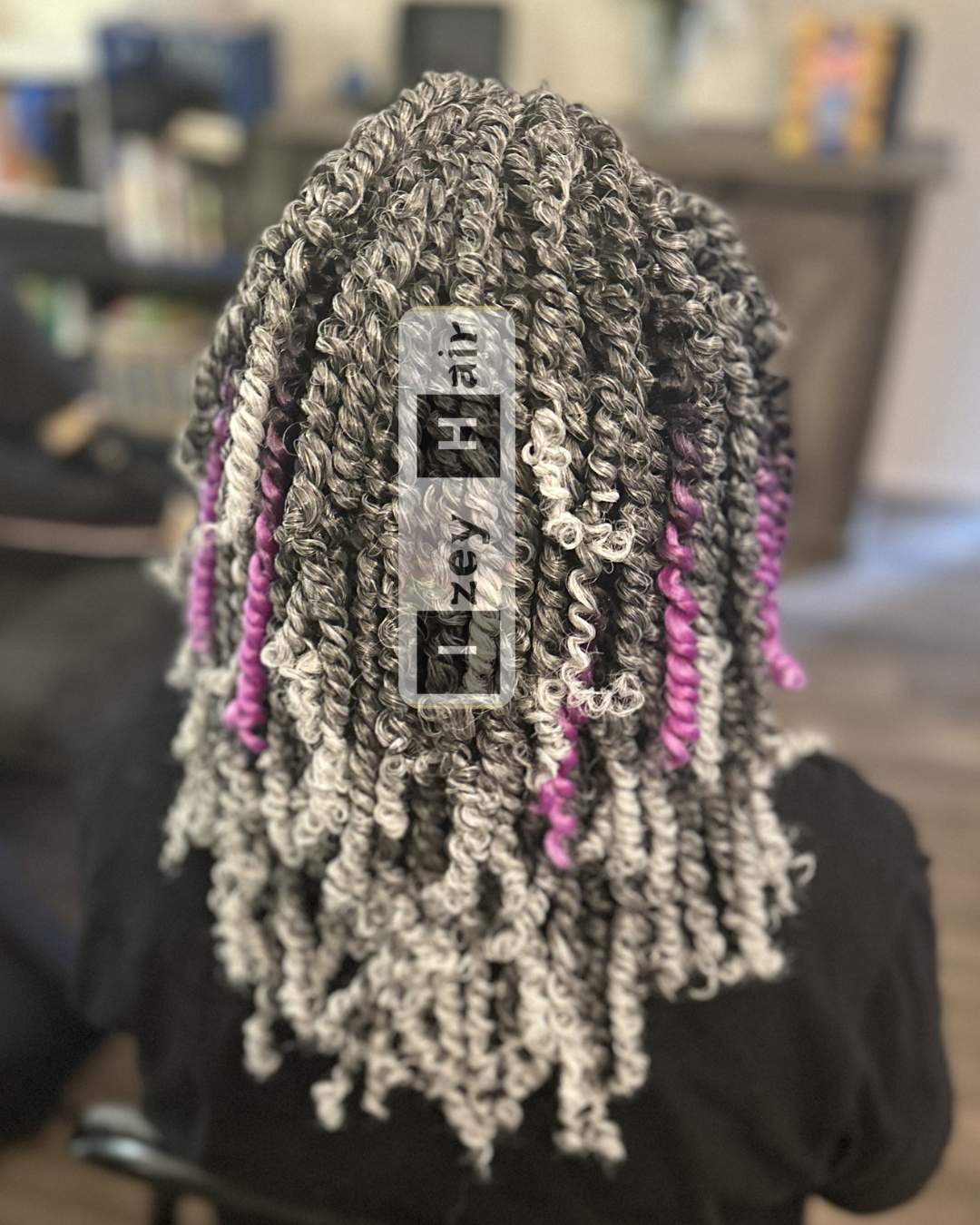 Crochet Braids - Beautiful Salt and Pepper Passion Twist