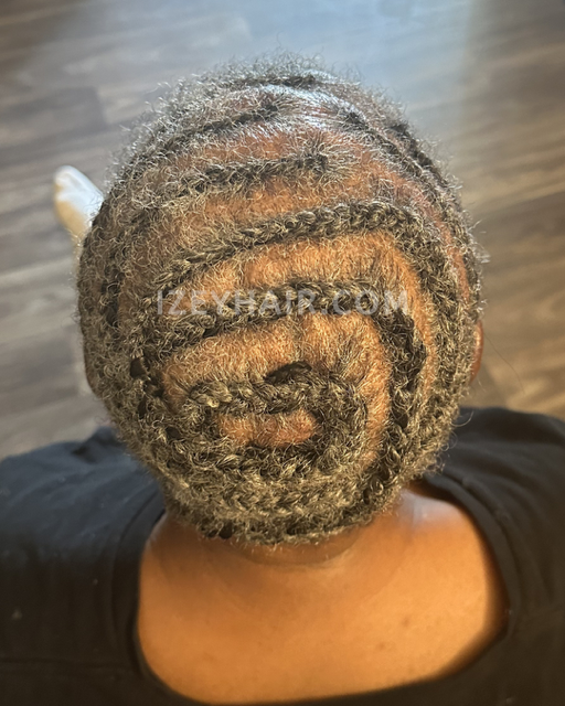 Crochet Braids - Beautiful Salt and Pepper Passion Twist