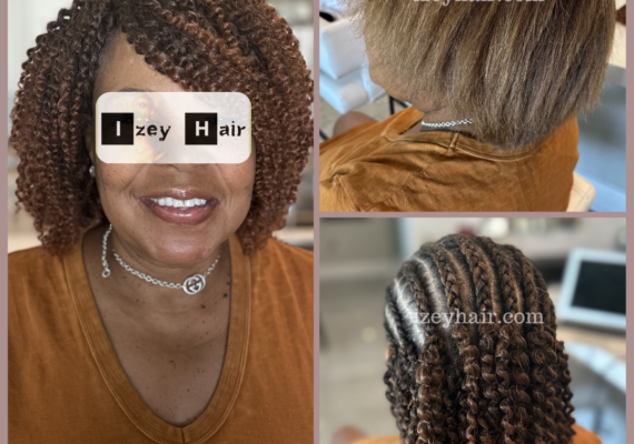 Crochet Braids - Gorgeous Ombré Crochet Curls]