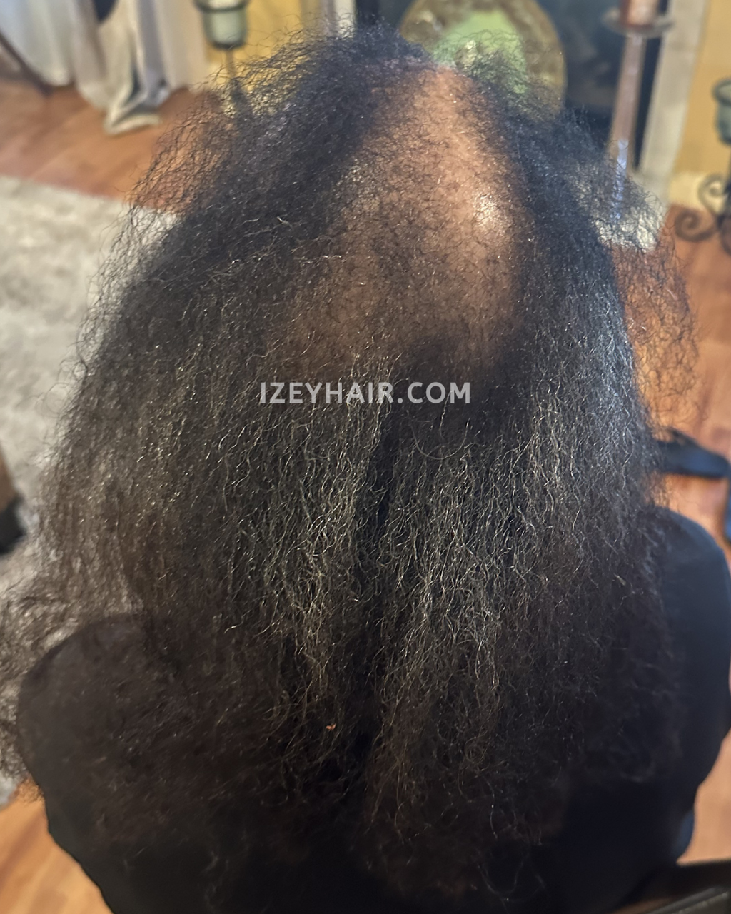 Human Hair Crochet Braids to conceal Alopecia