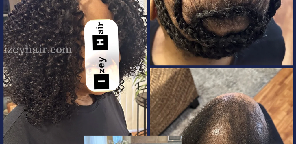 Human Hair Crochet Braids to conceal Alopecia