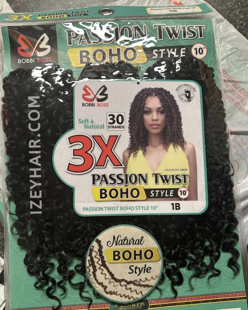 Crochet Braids BOHO Passion twists