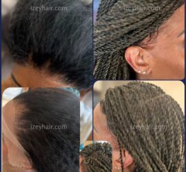 Crochet Braids - LACE FRONTAL CLOSURE coverage to conceal HAIR LOSS Alopecia